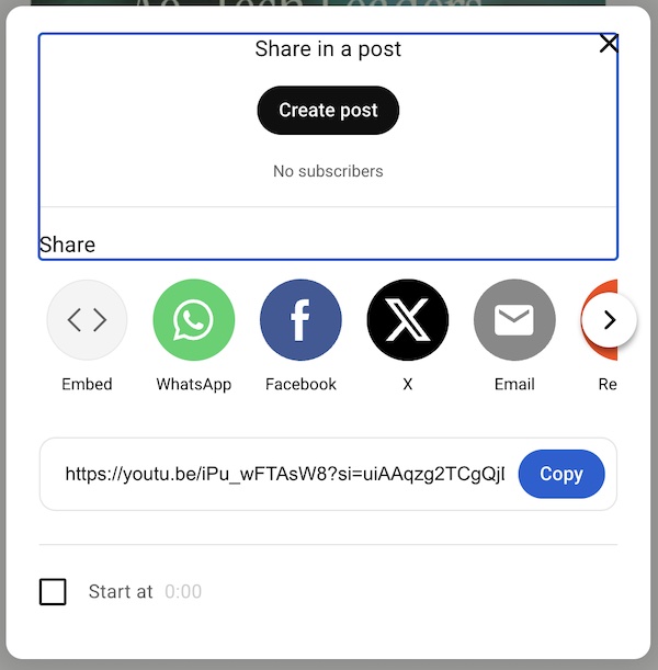 Copy the link
