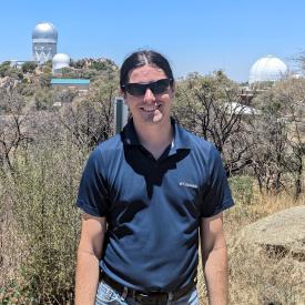 Carver Bierson at Kitt Peak Observatory Carver Bierson at Kitt Peak Observatory